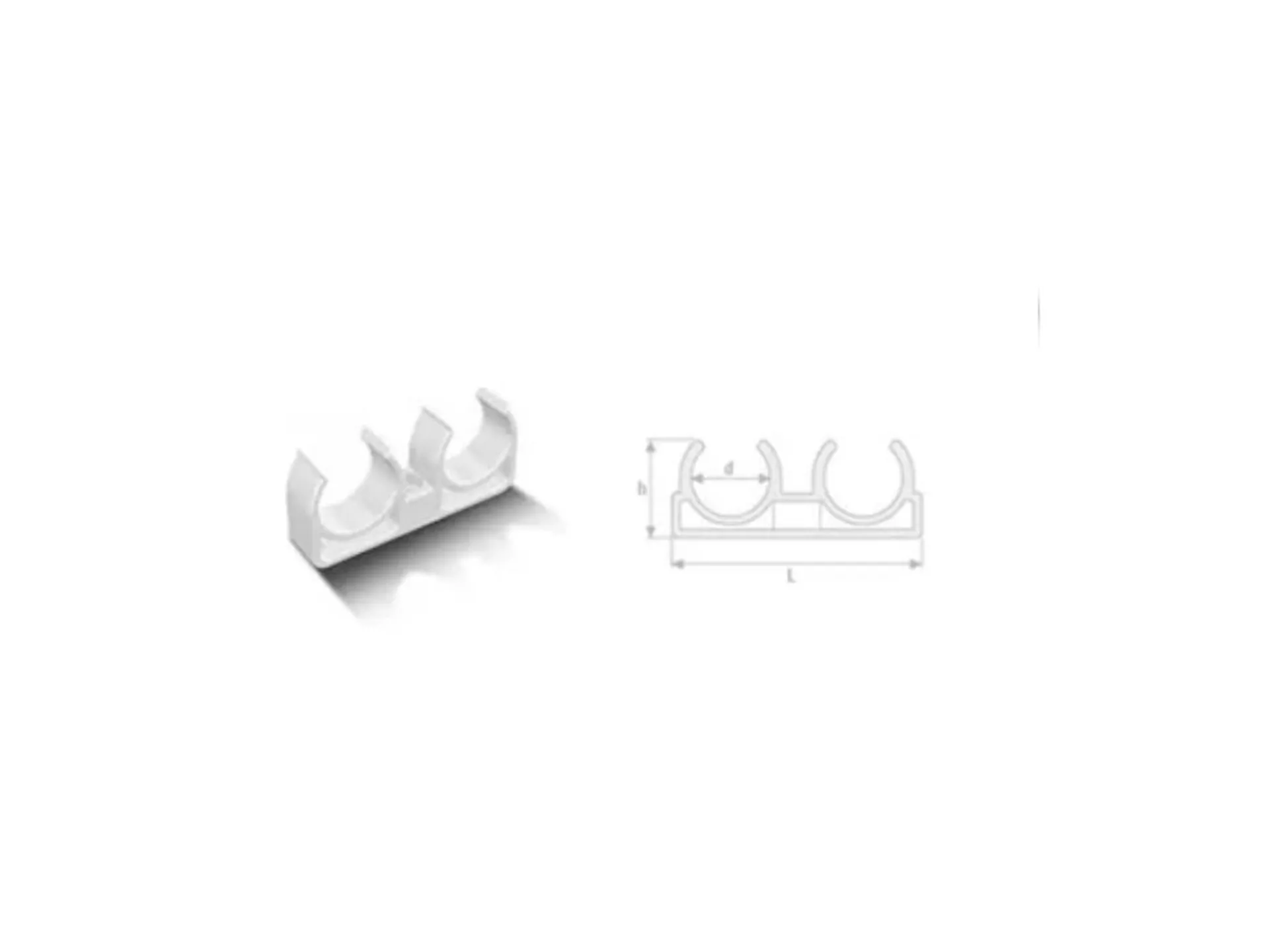 çiftli kelepçe 32mm